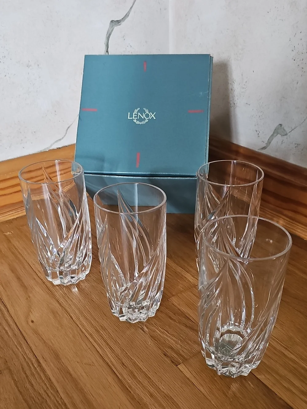 Lenox Crystal Set 4 Debut High Ball 6